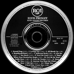 Elvis' Golden Records - France 1995 - BMG ND 81707