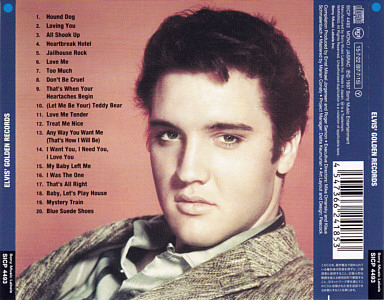 Elvis' Golden Records - Japan 2015 - Sony Music SICP 4493 - Elvis Presley CD