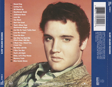 Elvis' Golden Records (remastered and bonus) - USA 2015 - Sony 07863 6746-2 - Elvis Presley CD