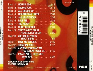 Elvis' Golden Records - USA Aug.1988 - BMG PCD1-5196