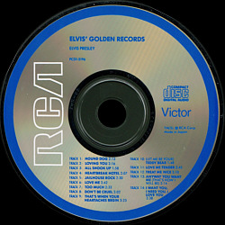 Elvis' Golden Records - USA / Japan 1984 - RCA PCD1-5196 - Elvis Presley CD