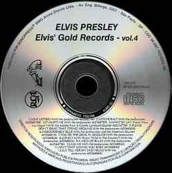 Elvis' Gold Records, Vol. 4 - Brazil 1997 - BMG 1297-2-R - Elvis Presley CD