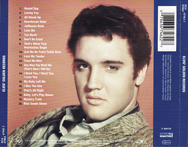 Elvis' Golden Records (remastered and bonus) - EU 2005 - Sony-BMG 0786 367462 2 - Elvis Presley CD