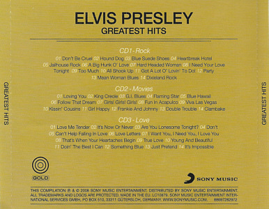 Gold - Greatest Hits (Tin Box) - Sony Music 8697282972 - EU 2019 -  Elvis Presley CD