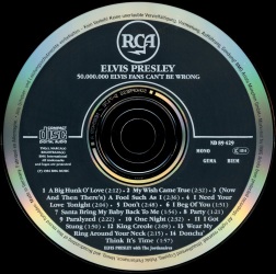 Elvis' Gold Records, Vol. 2 (2nd) - Germany 1991 - BMG ND 89429