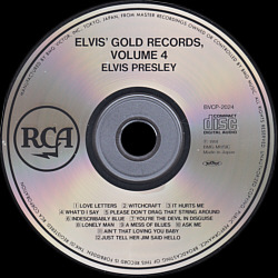 Elvis' Gold Records, Vol. 4 - Japan 1991 - BVCP-2024