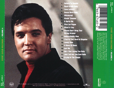 Elvis' Gold Records, Volume 4 - USA 1997 - BMG 07863 67465 2
