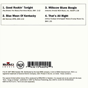 Good Rockin' Tonight - Sweden 1997 - BMG 74321 54409 2 - Elvis Presley CD