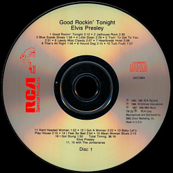 Disc 1 - Good Rockin' Tonight - USA 1991 - BMG SVC2-0824
