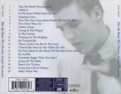 Take My Hand - Gospel Favourites - UK (EU) 1999 - BMG 74321 709132