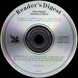 Great Hits Of 1956 - 57 (Reader's Digest) - Canada 1996 - Reader’s Digest XCD1-5721