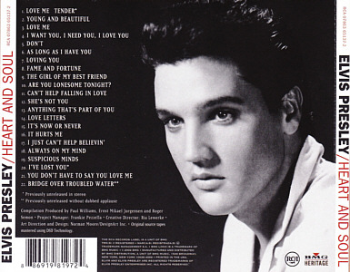 Heart and Soul - USA 2010 - Sony 88691981724 - Elvis Presley CD