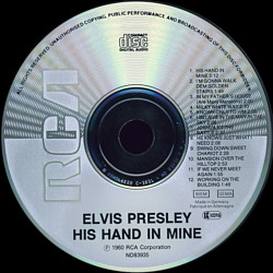 His Hand in Mine - Germany 1988 - BMG ND 83935   - Elvis Presley CD