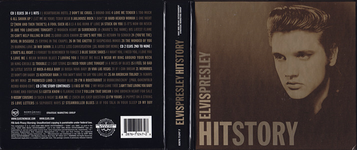 Elvis Presley Hitstory - Canada 2005 - Sony-BMG 82876 71247 2 - Elvis Presley CD