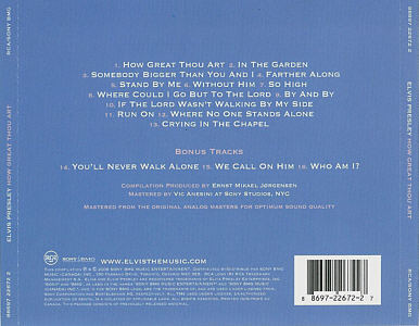 How Great Thou Art - Canada 2008 - BMG 88697 22672 2