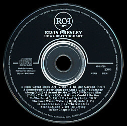 How Great Thou Art - Germany 1997 - BMG ND 83758 - Elvis Presley CD