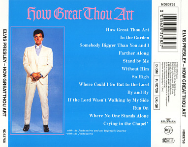 How Great Thou Art - EU 2014 - Sony Music ND 83758 - Elvis Presley CD