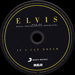 If I Can Dream - Elvis Presley with the Royal Philharmonic Orchestra - UK 2015 - Sony Music 88875140832 - Elvis Presley CD
