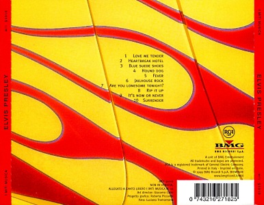 I Miti Musica - Italy 1999 - BMG MITI 91010 - Elvis Presley CD