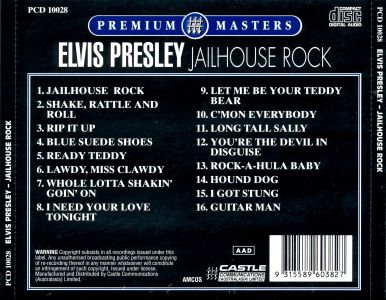 Jailhouse Rock (Premium Masters) - Australia 1989 - PCD 10028