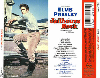 Jailhouse Rock/Love Me Tender - Australia 1997 - BMG 07863 67453 2