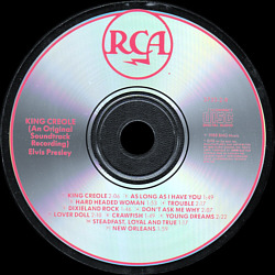 King Creole - Canada 1992 - BMG 3733-2-R - Elvis Presley CD