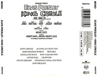 King Creole - Germany 1992 - BMG ND 83733 - Elvis Presley CD