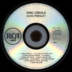 King Creole - Japan 1991 - BMG BVCP-2028