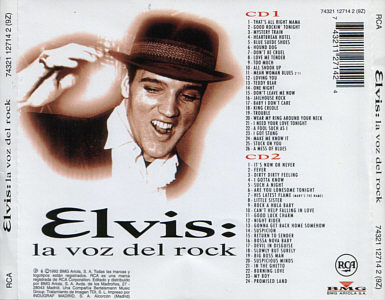 Elvis: la voz del rock - Spain 1992 - BMG 74321-12714-2 - Elvis Presley CD