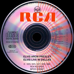 Live in Dallas-June 1975 - Netherlands 1987 - BMG SPCD 230587
