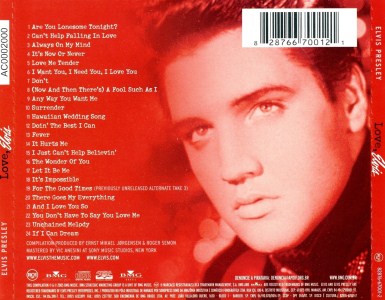 Love, Elvis - Brazil 2005 - BMG 82876 67001-2 - Elvis Presley CD