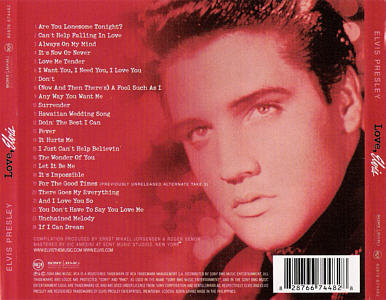 Love, Elvis - Sony/BMG 82876 67448-2 - Philippines 2005