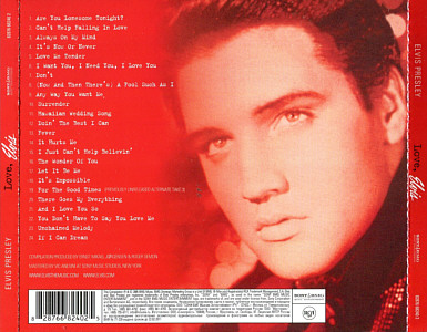 Love, Elvis - Sony/BMG 82876 68240 2 - Russia 2011 - Elvis Presley CD