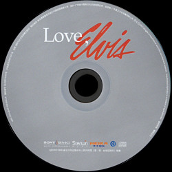 Love, Elvis - China 2007 - BMG 82876 67001-2 - Elvis Presley CD