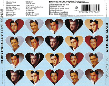 Love Songs - Australia 1999 - BMG 07863 67595 2 - Elvis Presley CD
