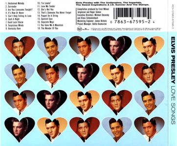 Love Songs - USA 1998 - BMG 07863 67595 2 - Elvis Presley CD