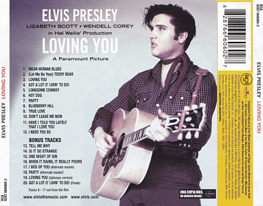 Loving You (remastered and bonus) - Argentina 2005 - BMG 82876-66060-2 - Elvis Presley CD