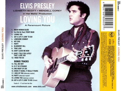 Loving You (remastered and bonus) - EU 2005 - BMG 82876-66060-2