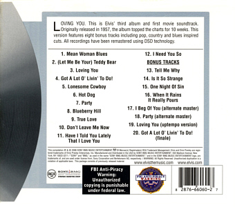 Loving You - Original Album Classics - BMG 82876-66060-2 - USA 2007