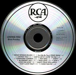 Loving You - USA 1993 - BMG 1515-2-R - Elvis Presley CD