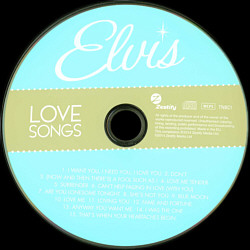 Love Songs (Zestify) - UK 2015 - Sony Music TNBC1 - Elvis Presley CD