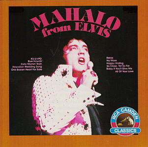 Mahalo from Elvis - Canada 1991 - BMG CCD-7064