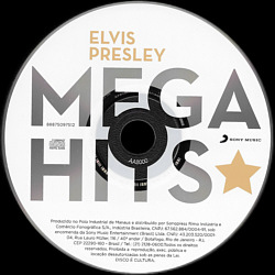 Mega Hits - Brazil 2015 - Sony 88875097512 - Elvis Presley CD