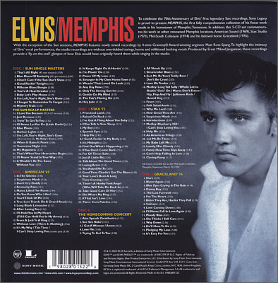 Memphis - Sony Legacy 19802801522 - EU 2024 - Elvis Presley CD