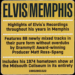 Memphis - Sony Legacy 19802801522 - EU 2024 - Elvis Presley CD