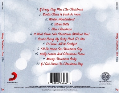 Merry Christmas...Love, Elvis - USA 2013 - Sony Music 88883736962