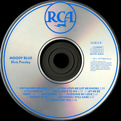 Moody Blue - Canada 1996 - BMG 2428-2-R - Elvis Presley CD