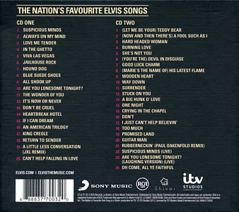 The Nation's Favourite Elvis Songs - EU 2013 - Sony Music 88883770032