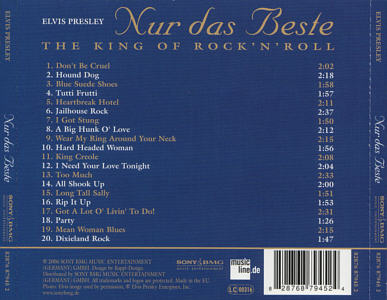 Nur das Beste - Germany 2006 - Sony/BMG 82876 87945-2