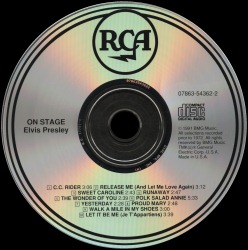 On Stage - USA 1991 - BMG 07863-54362-2